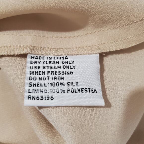 Talbots Vtg 100% Silk Tiered Leopard Animal Print Midi Dress Size 6P Sleeveless - Picture 11 of 12